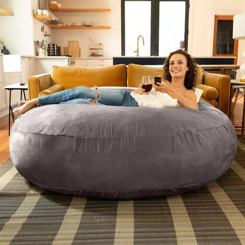 Poltrona sacco grande 6 Foot Cocoon per adulti