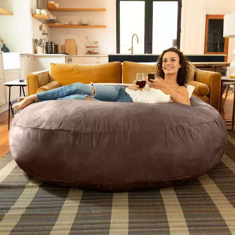 Poltrona sacco grande 6 Foot Cocoon per adulti