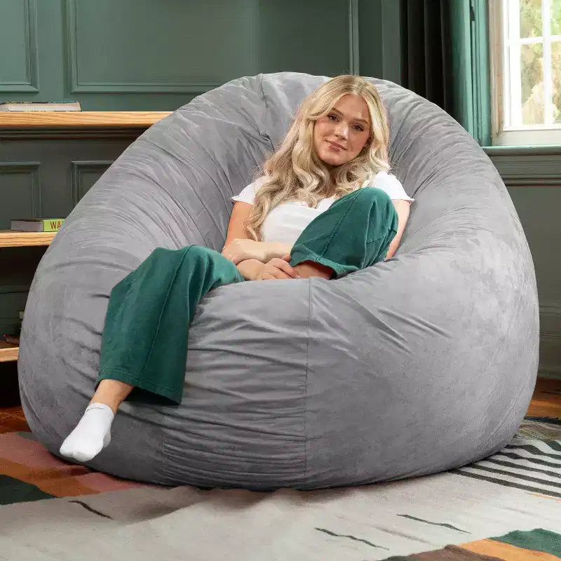 Poltrona sacco grande 6 Foot Cocoon per adulti