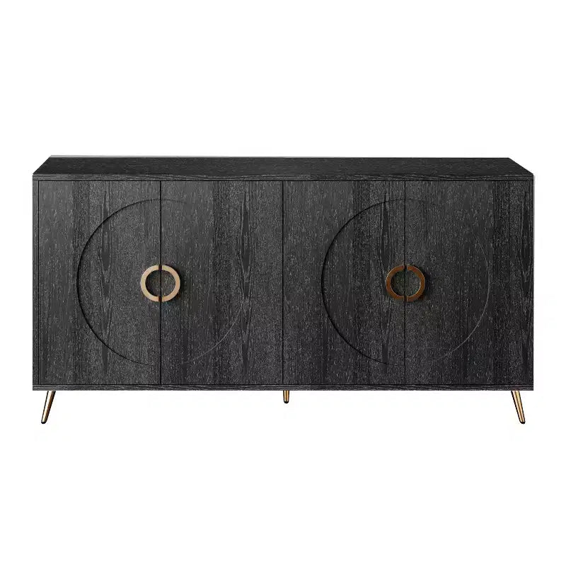 Credenza laccata a 4 ante per soggiorno o sala da pranzo