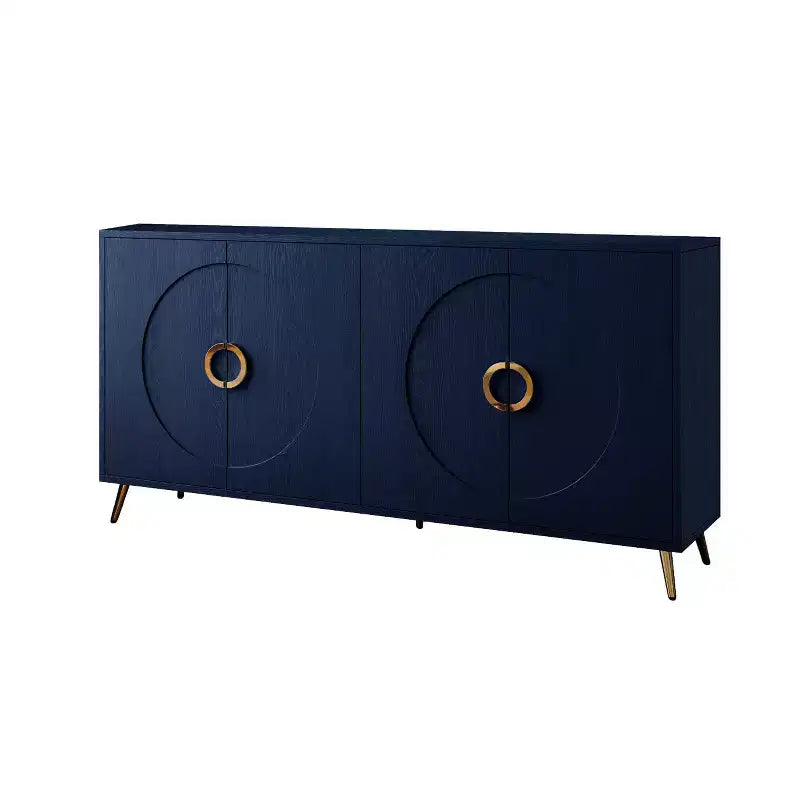 Credenza laccata a 4 ante per soggiorno o sala da pranzo