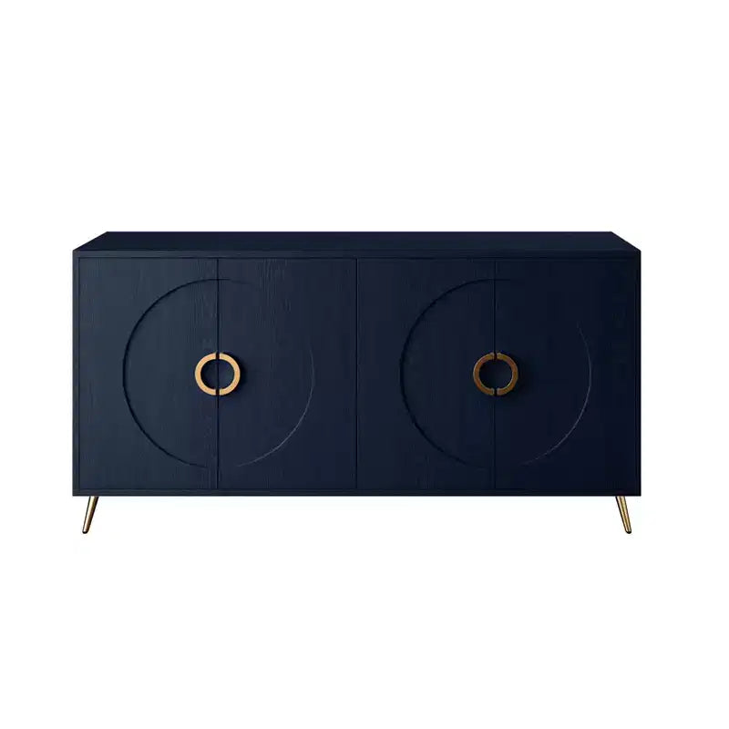 Credenza laccata a 4 ante per soggiorno o sala da pranzo