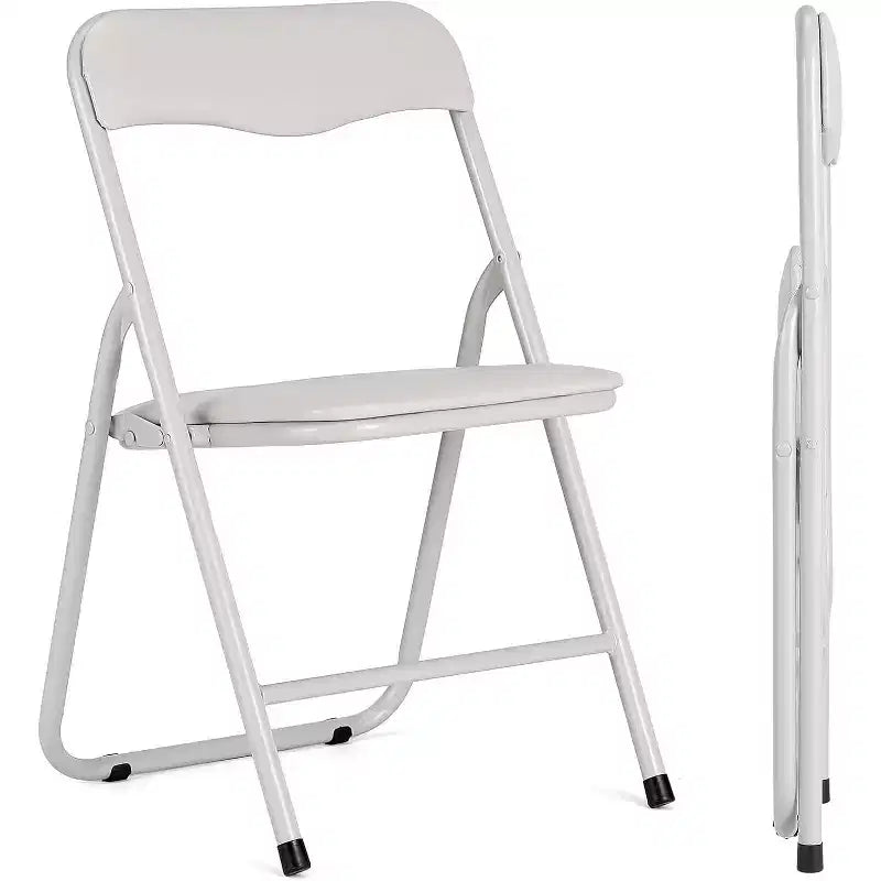 Set Tavolo e Sedie Pieghevoli, Tavolo Attività Pieghevole Imbottito con 2 Sedie, Struttura in Metallo Portatile