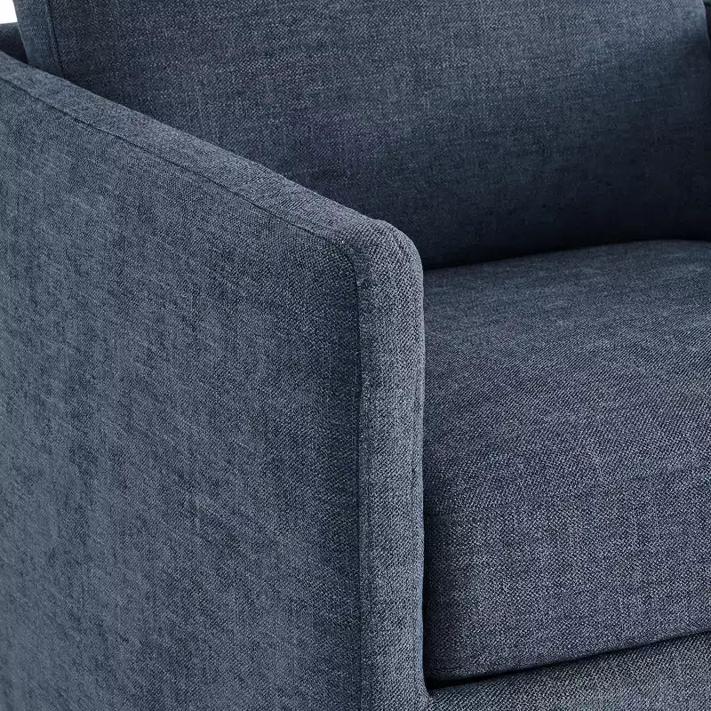 Poltrona girevole moderna con braccioli