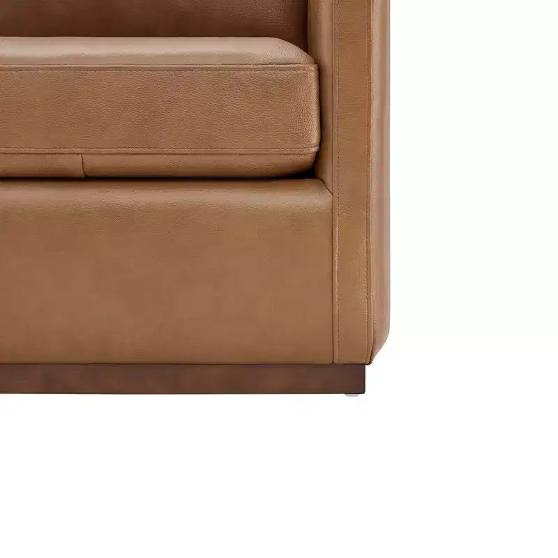 Poltrona girevole moderna con braccioli