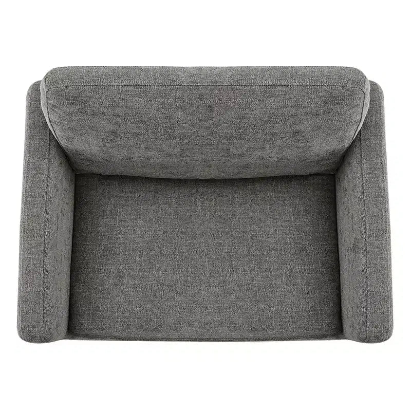 Poltrona girevole moderna con braccioli