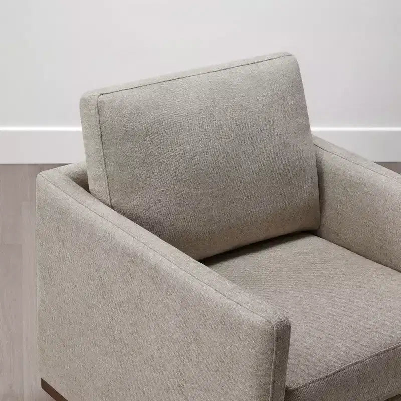 Poltrona girevole moderna con braccioli