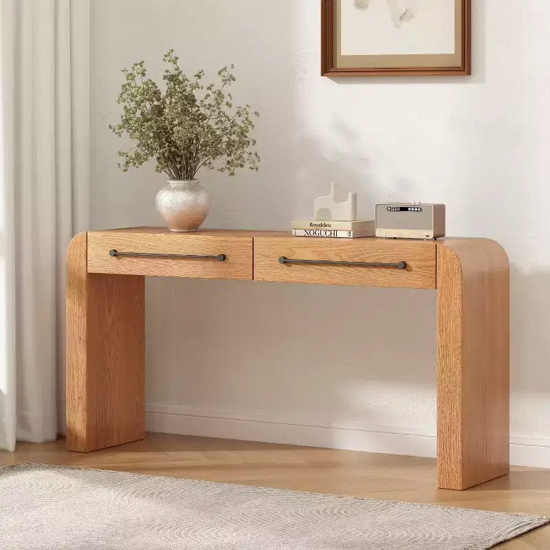 Consolle moderna con 2 cassetti