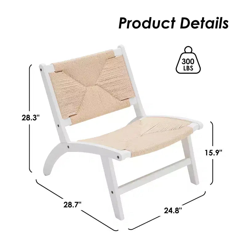 Decorative Woven Paper Rope Chair