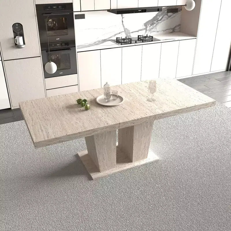 Tavolo da pranzo allungabile da 200 cm con piedistallo robusto per 10 persone, tavolo pieghevole con ripiano pesante, tavolo da cucina per soggiorno